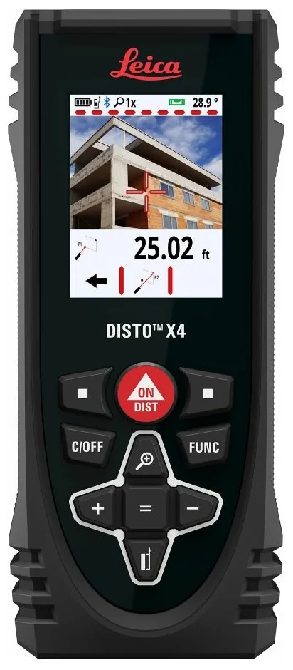 Лазерный дальномер Leica Disto X4, 150 м